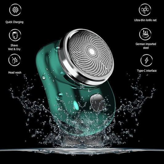 Mini Electric Shaver - Rechargeable & Waterproof