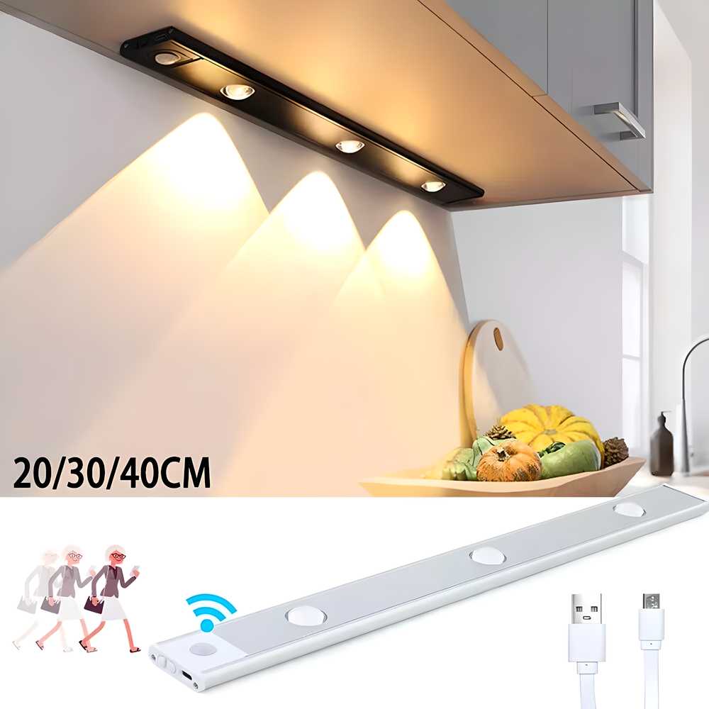 LED Motion Sensor Cabinet Light | USB Rechargeable